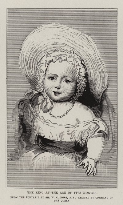 The King at the Age of Five Months by William Charles Ross